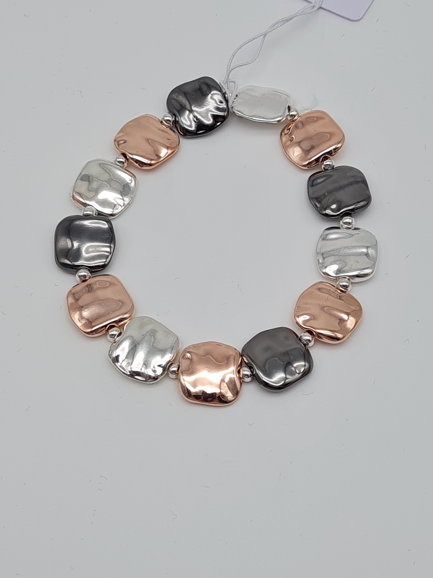 Amorino DREIFARBIGES ELASTISCHES ARMBAND nickelfrei trend modeschmuck