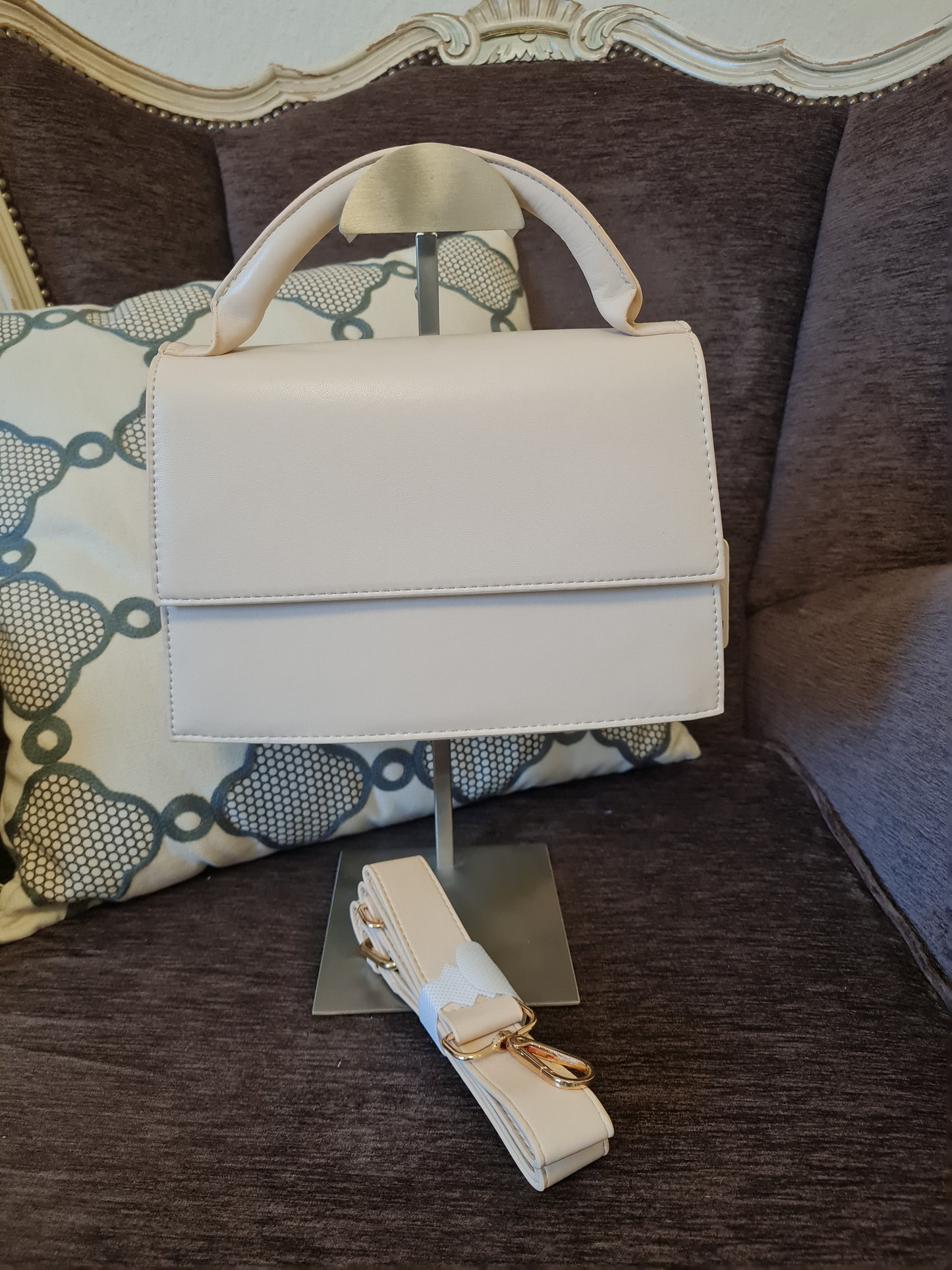 Yehwang Handtasche Umhängetasche Klassische Must-Have! Schwarz Rosa Off-White Beigebraun