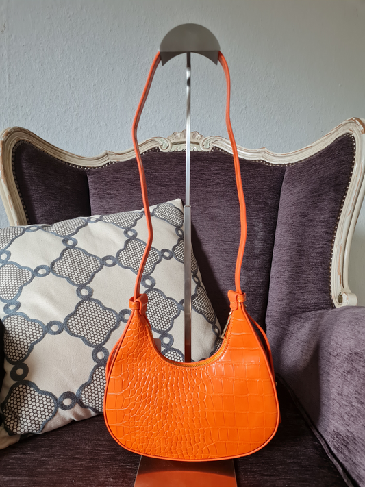 Yehwang Umhandtasche in Orange postiv farbenfroh bunt herbst