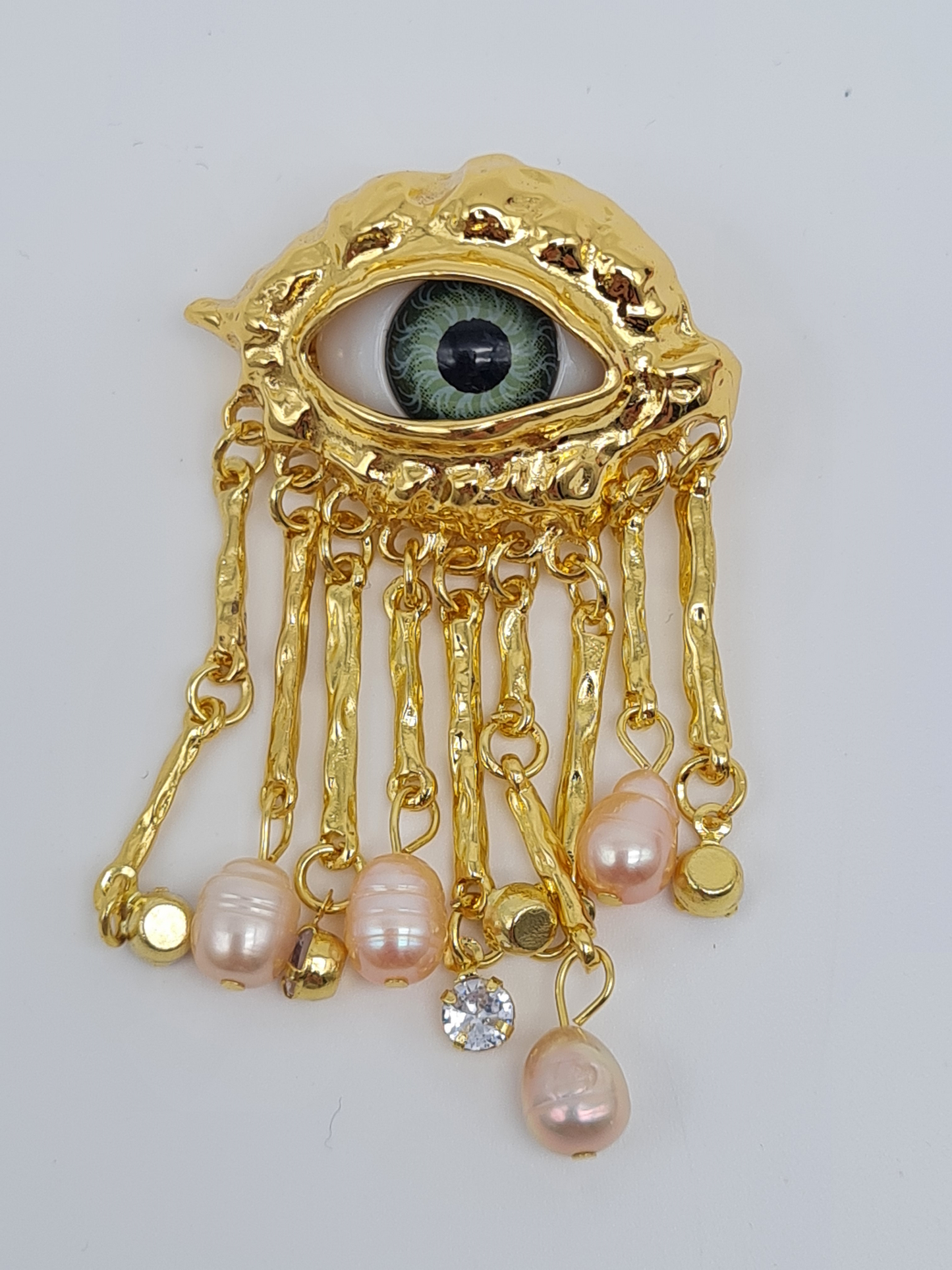 Brosche modeschmuck Auge anstecknadel nickelfrei gottes auge wachsam