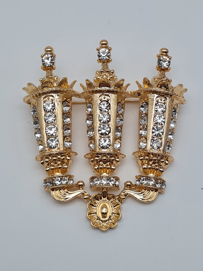 Brosche Weichnachten beleuchtung kutsche cinderella märchen schloss Bucht