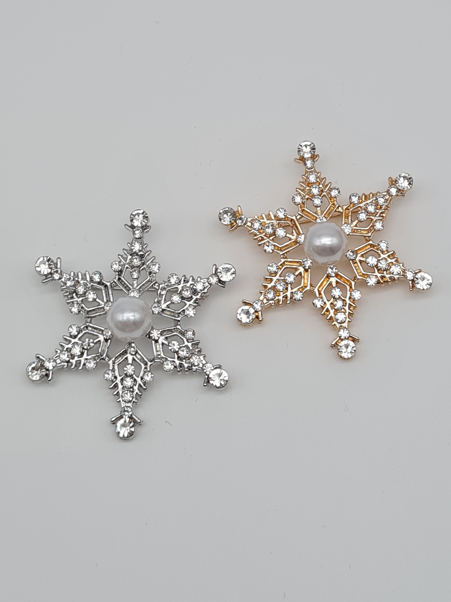 Brosche modeschmuck Stern Weihnachtsstern silber gold nickelfrei geschenk fest festlich