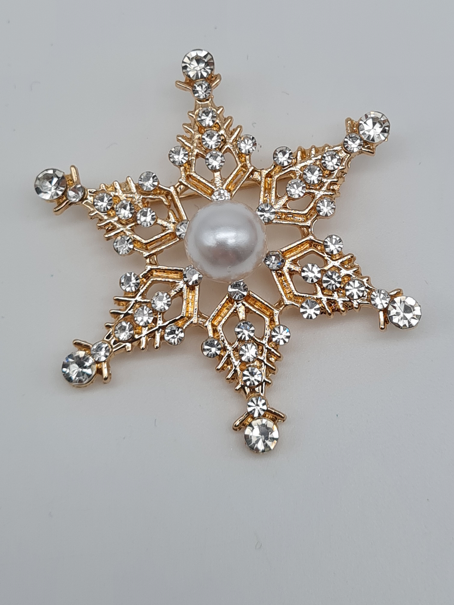 Brosche modeschmuck Stern Weihnachtsstern silber gold nickelfrei geschenk fest festlich