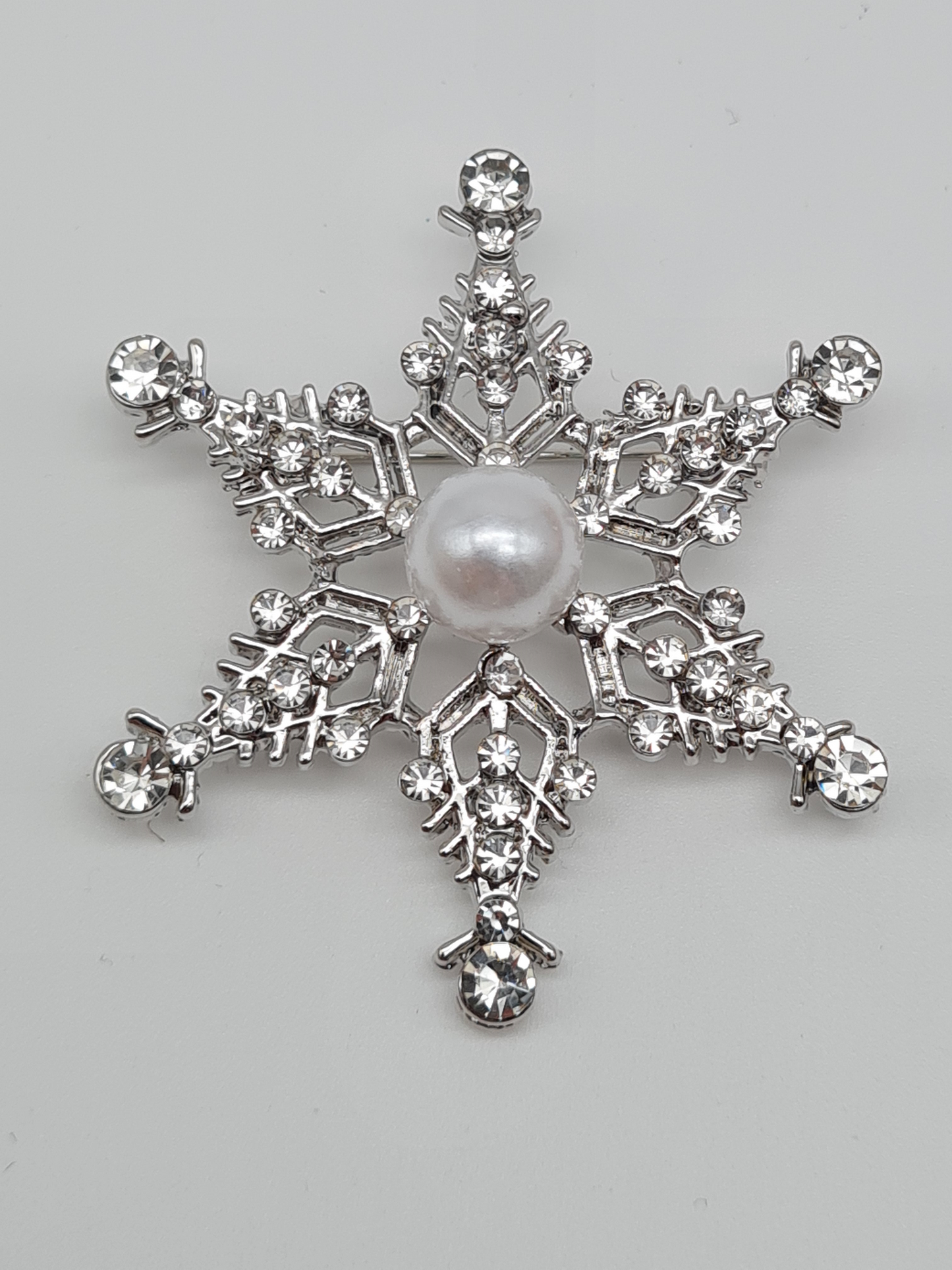 Brosche modeschmuck Stern Weihnachtsstern silber gold nickelfrei geschenk fest festlich