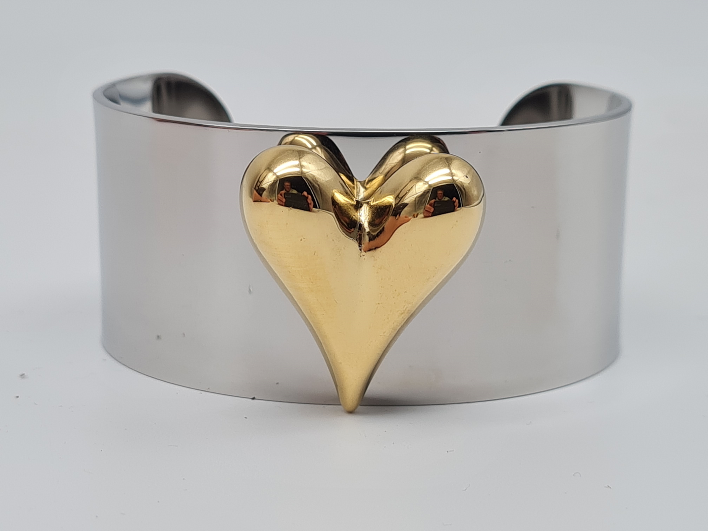 Ardoné Armband Armreif Silberfarben Goldfarben Herz liebe romantik geschenk Nickelfrei