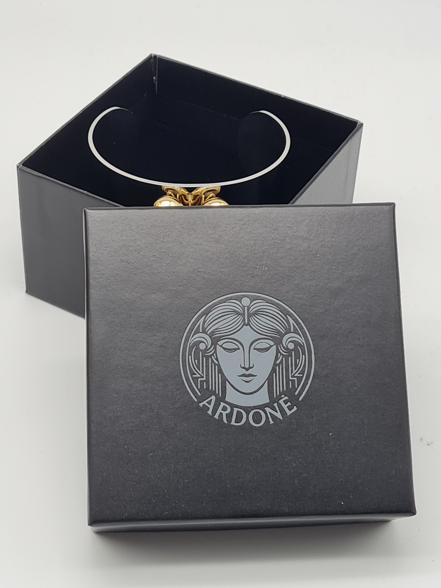 Ardoné Armband Armreif Silberfarben Goldfarben Herz liebe romantik geschenk Nickelfrei