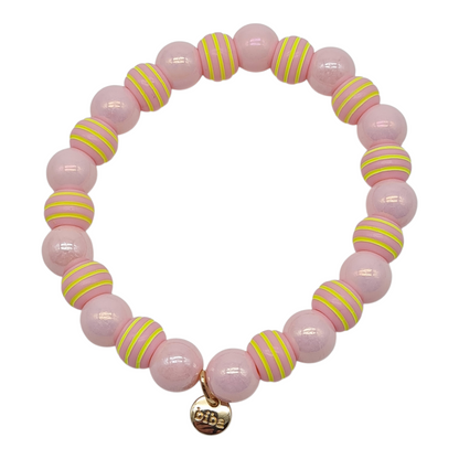 Armband Biba´s Candystore Space Beads elastisch Nickelfrei Biba Goldfarben