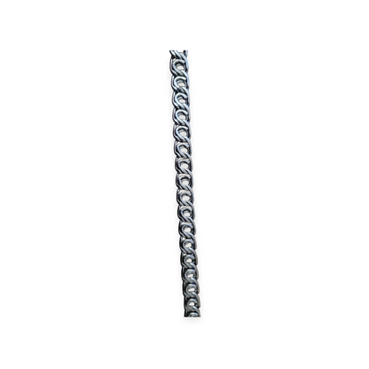Armband Antik Silberfarben mit auffälligen Gliedern Unisex Nickelfrei Biba
