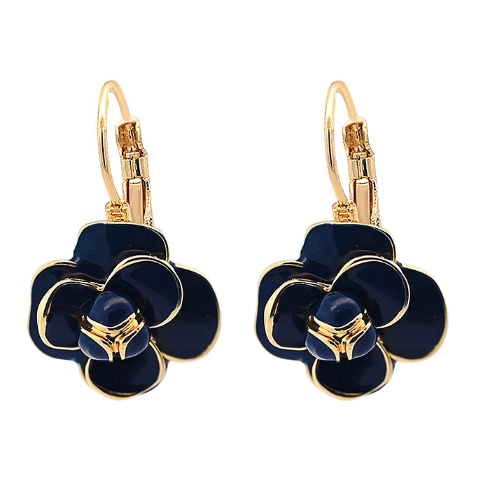 Ohrringe Blütenohrringe Ohrhänger Nickelfrei Blumen Natur garten Kamelie Amorino