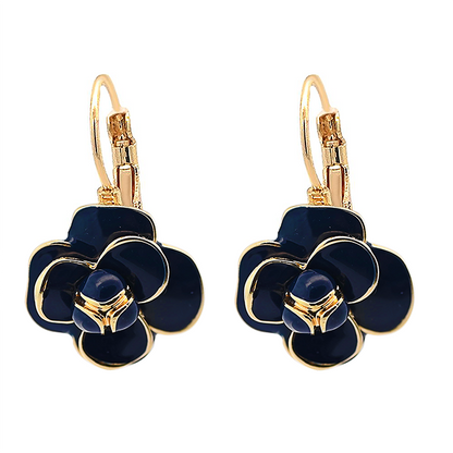 Ohrringe Blütenohrringe Ohrhänger Nickelfrei Blumen Natur garten Kamelie Amorino