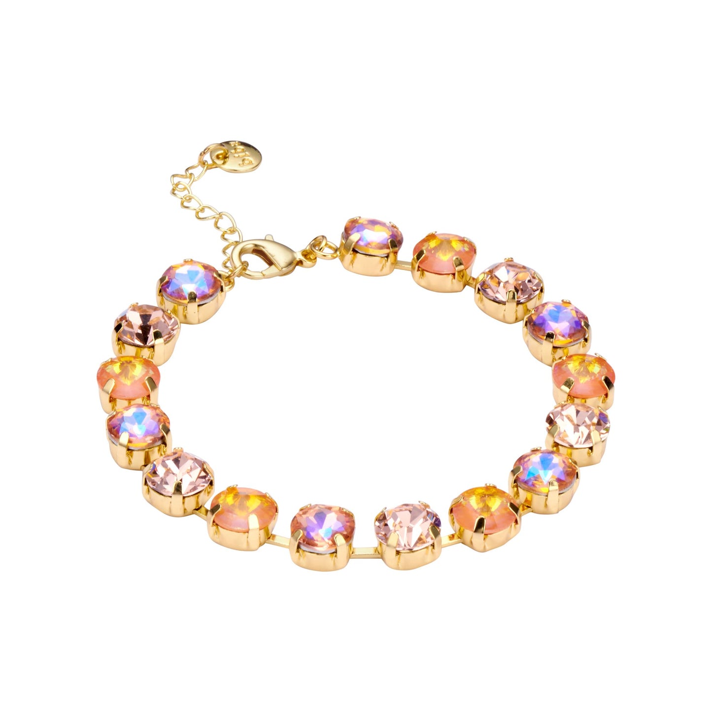 Biba Armband mit Auffällige Strass-Steinchen in Hellen und in Dunklen Farben