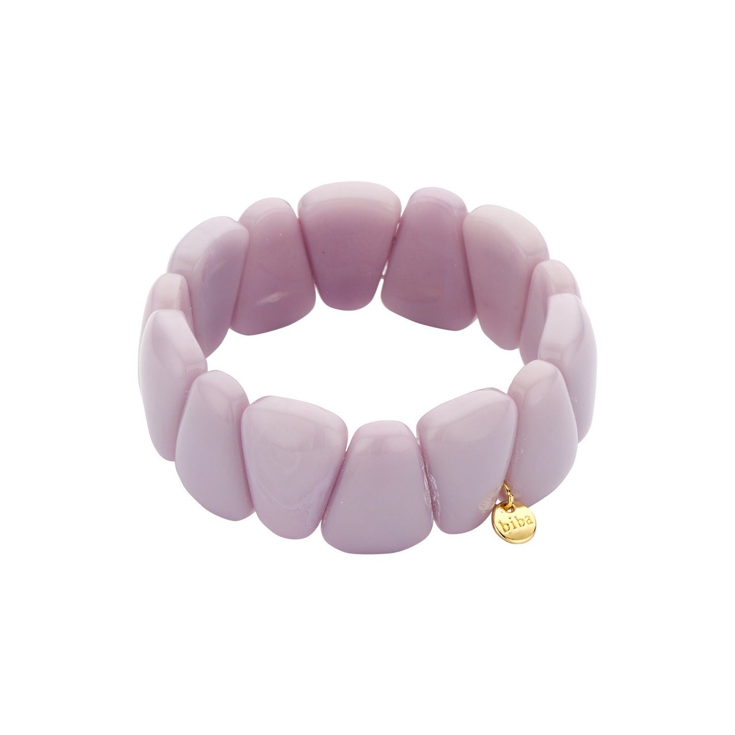 Biba Armband elastische abgerundete Resin Dreiecke, modisch, modern, stilvoll