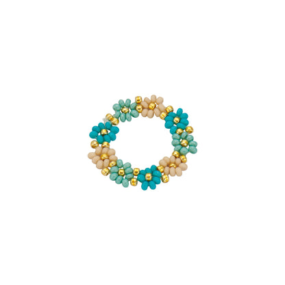 Biba Ringe, Elastische "Flower Power Ringe" in verschiedene Farben