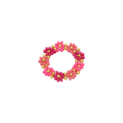 Biba Ringe, Elastische "Flower Power Ringe" in verschiedene Farben