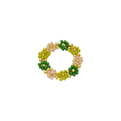 Biba Ringe, Elastische "Flower Power Ringe" in verschiedene Farben