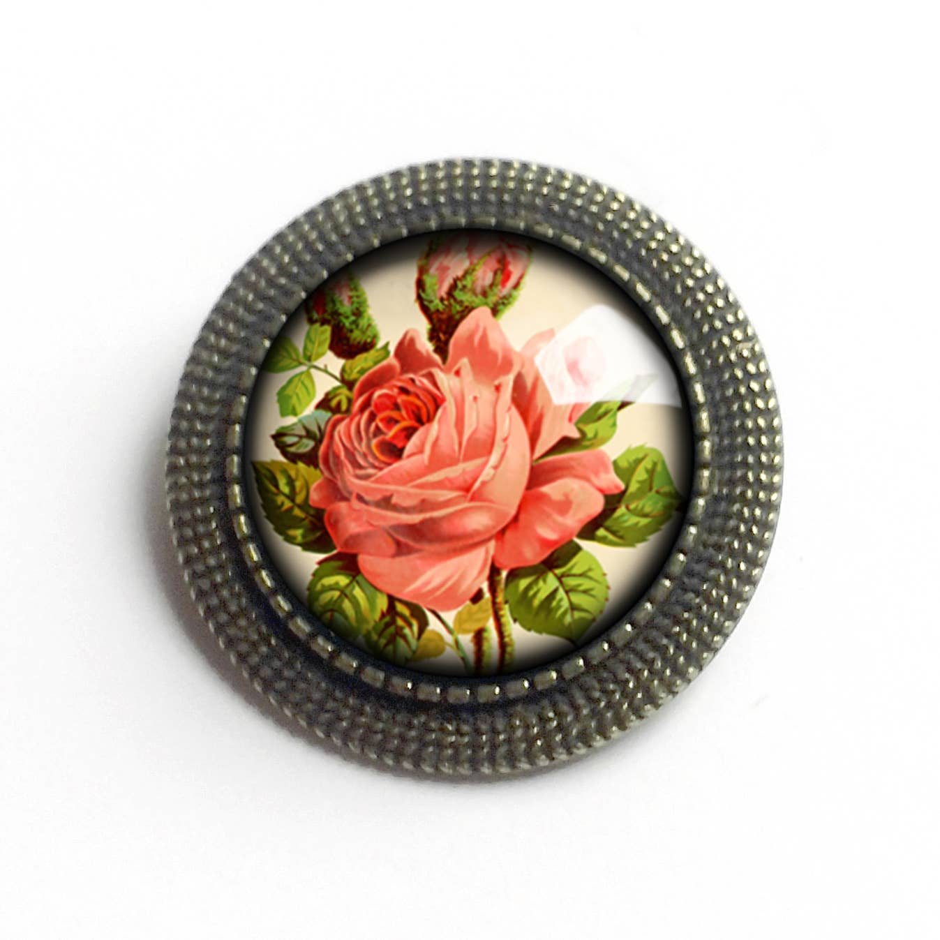 Brosche Victorian Tea Rose Brosche - Romantic Floral Valentine Blume