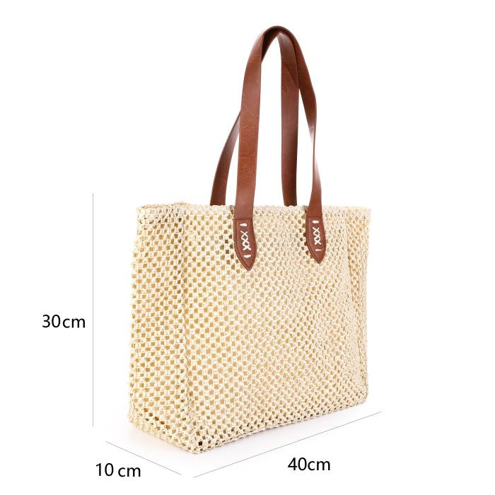 Michelle Bijou Umhängetasche schultertasche schopper sommer urlaub einkaufstasche