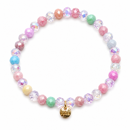 Armband verschiedene bunt Farben Treasures Kristall elastisch Nickelfrei Kombinierbar Biba