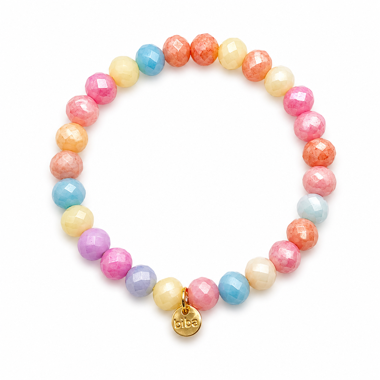Armband verschiedene bunt Farben Treasures Kristall elastisch Nickelfrei Kombinierbar Biba