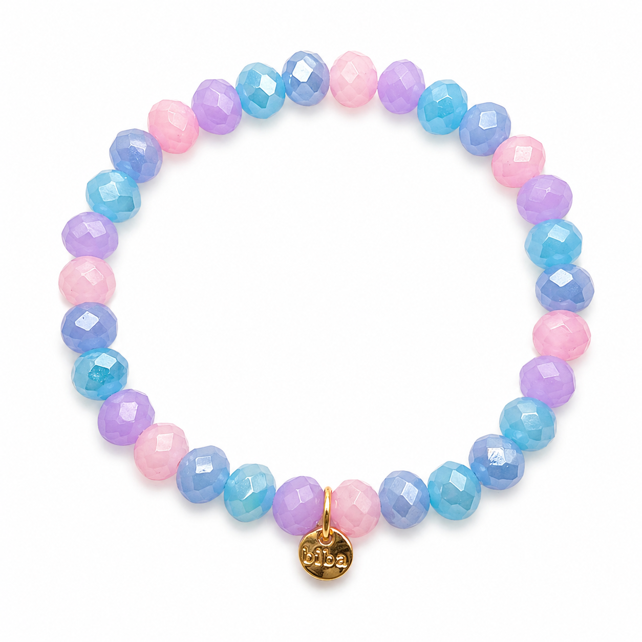 Armband verschiedene bunt Farben Treasures Kristall elastisch Nickelfrei Kombinierbar Biba