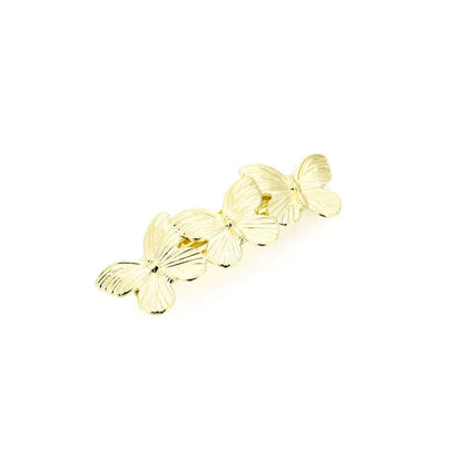 Haarspange Schmetterlinge Goldfarben