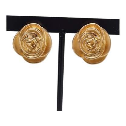 Ohrringe Ohrstecker Goldene Rose Nickelfrei Sweet7 Blumen Rosen