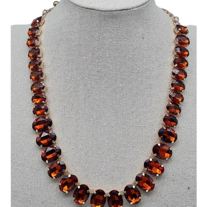 Halskette "Bronze Stoned" Bronze Luxus Elegant Stilvoll Nickelfrei Yehwang