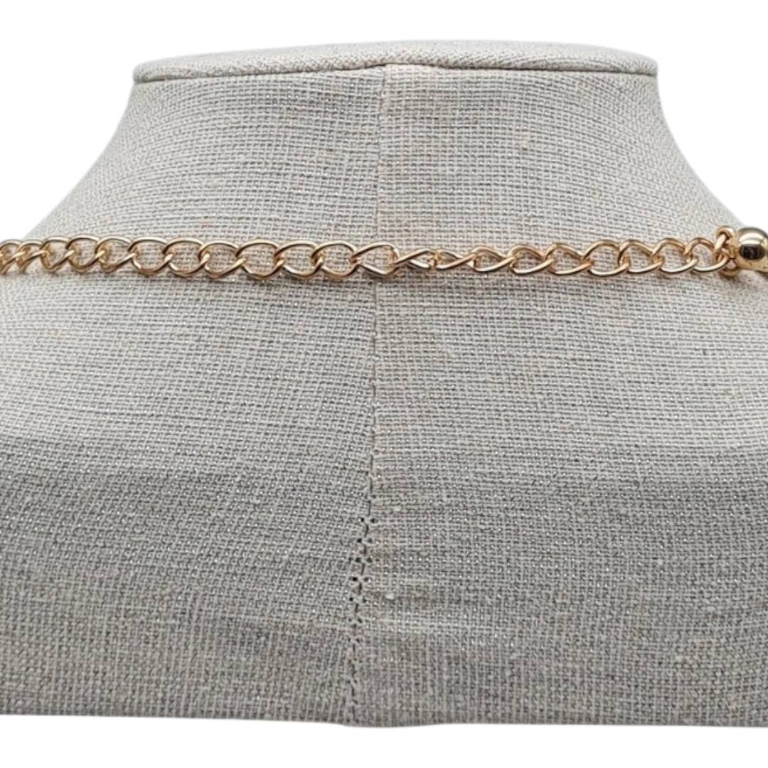 Halskette "Bronze Stoned" Bronze Luxus Elegant Stilvoll Nickelfrei Yehwang