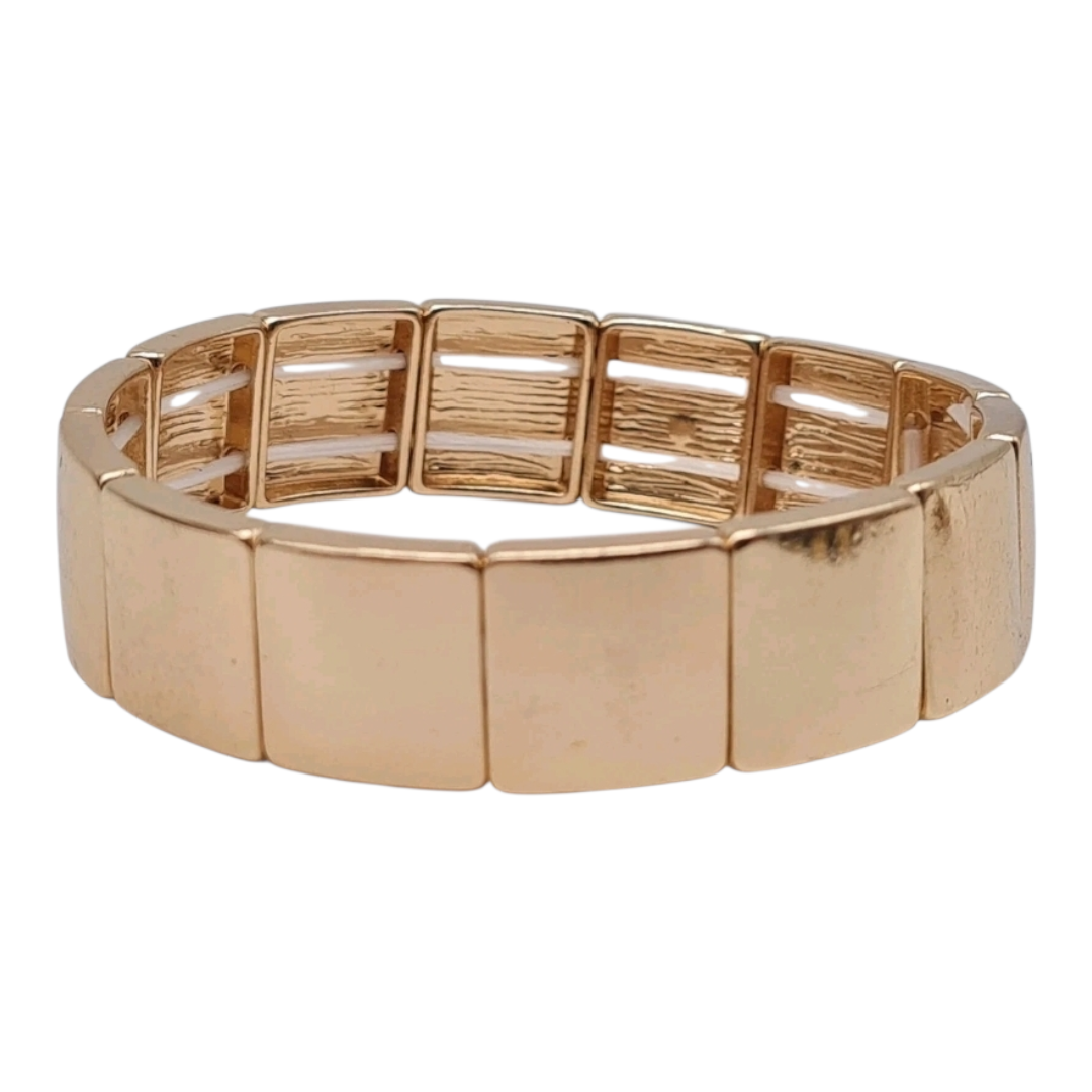 Amrband Stretch Goldfarben Schwarz kombinierbar Trend Style Modisch Nickelfrei Yehwang