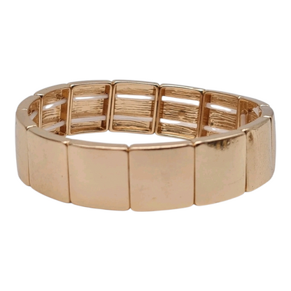 Amrband Stretch Goldfarben Schwarz kombinierbar Trend Style Modisch Nickelfrei Yehwang