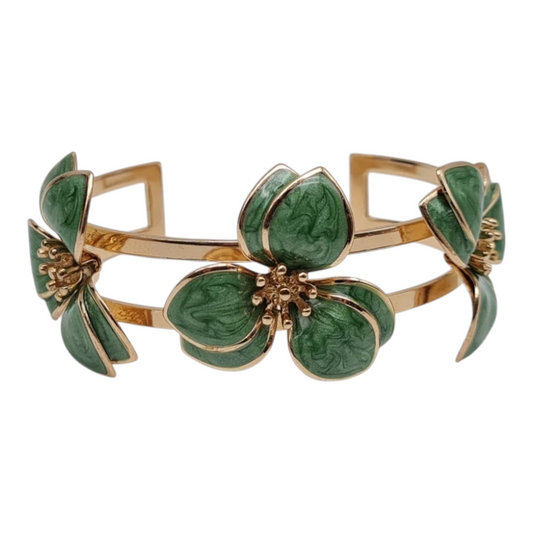 Armreif Blumen Festival Tropen Urlaub Vanille Orchidee nickelfrei Kombinierbar Cosmos