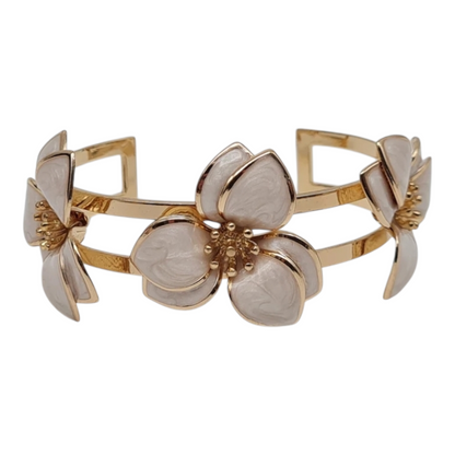 Armreif Blumen Festival Tropen Urlaub Vanille Orchidee nickelfrei Kombinierbar Cosmos