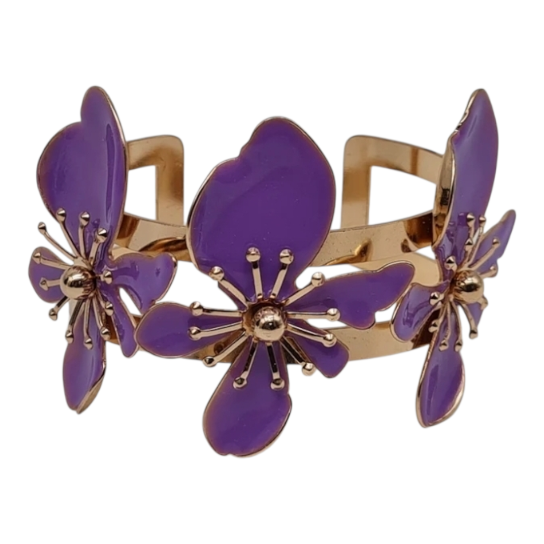 Armreif Blumen Festival Tropen Urlaub Vanille Orchidee nickelfrei Kombinierbar Cosmos