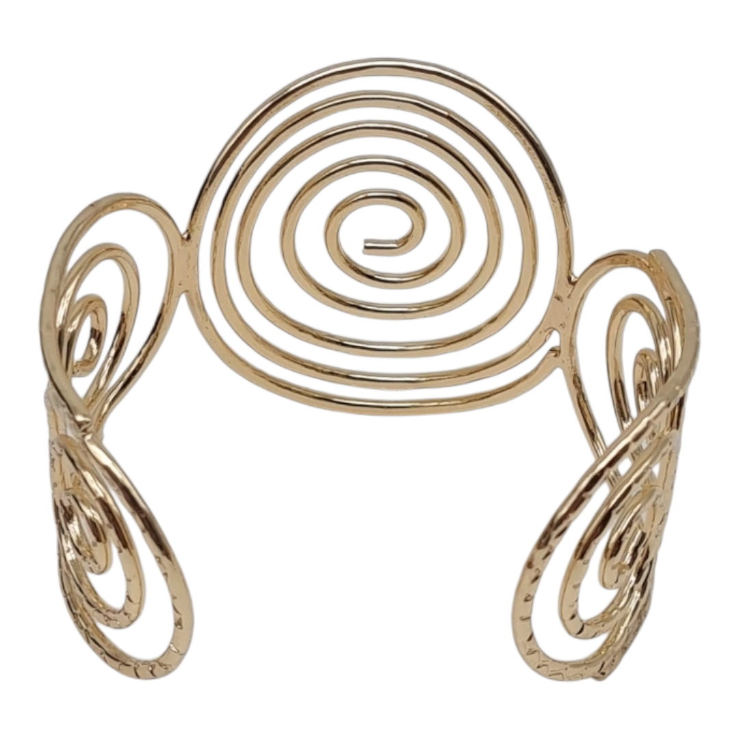 Oberarmband Armreif Goldfarben Griechisch Nickelfrei Elegant Ibiza Sensibling Corp.