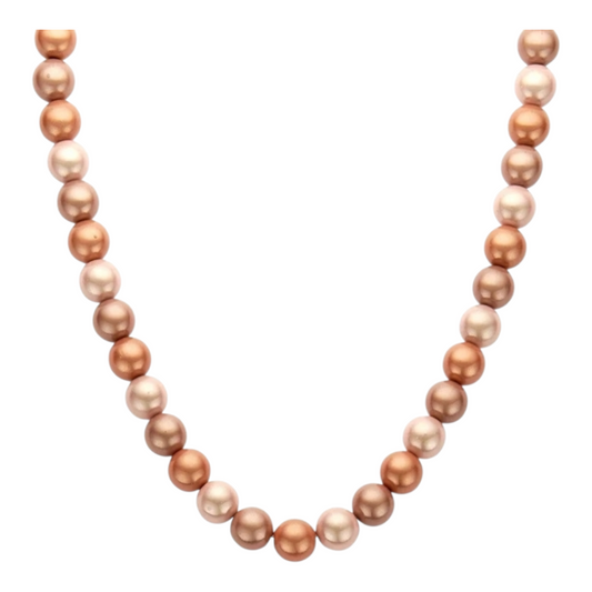 Halskette Perlen "Space Beads" Beige Pastells Magic Trend Nickelfrei Biba