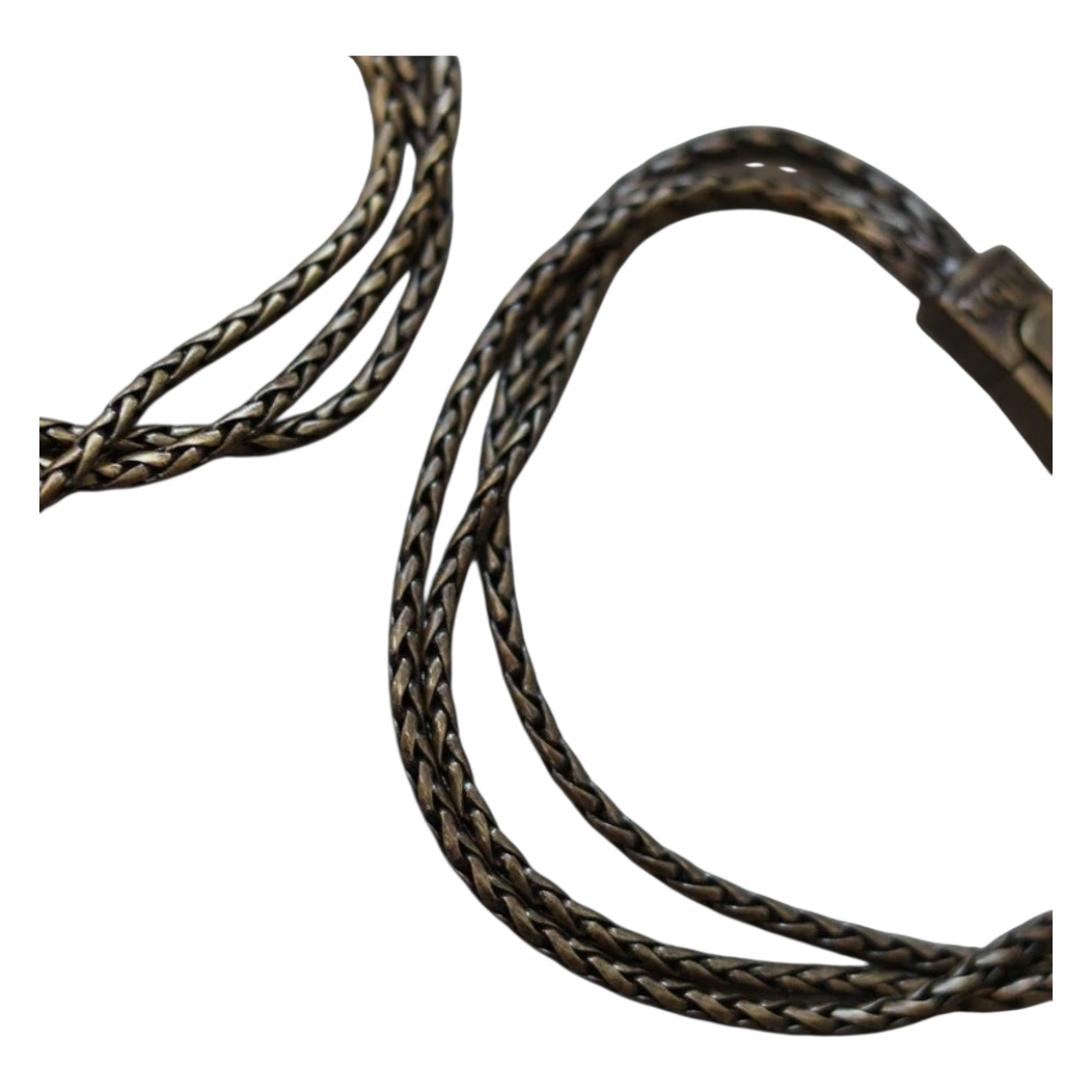 Armband Antik Brass Unisex dreifach Armband in Bronzekupfer ton Nickelfrei Biba