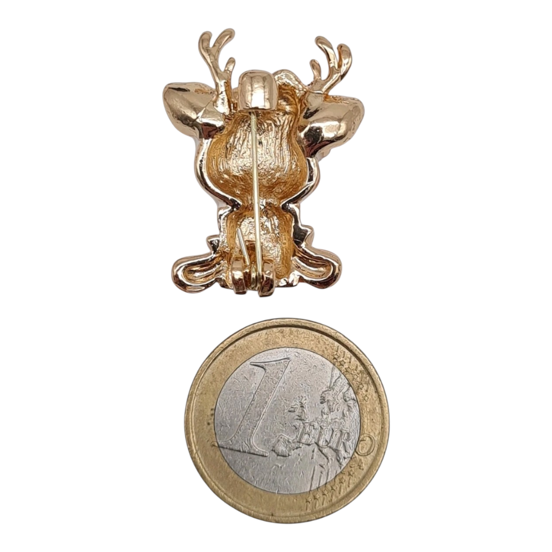 Brosche modeschmuck schneemann silberfarben bärchen baby rentier weihnachten winter