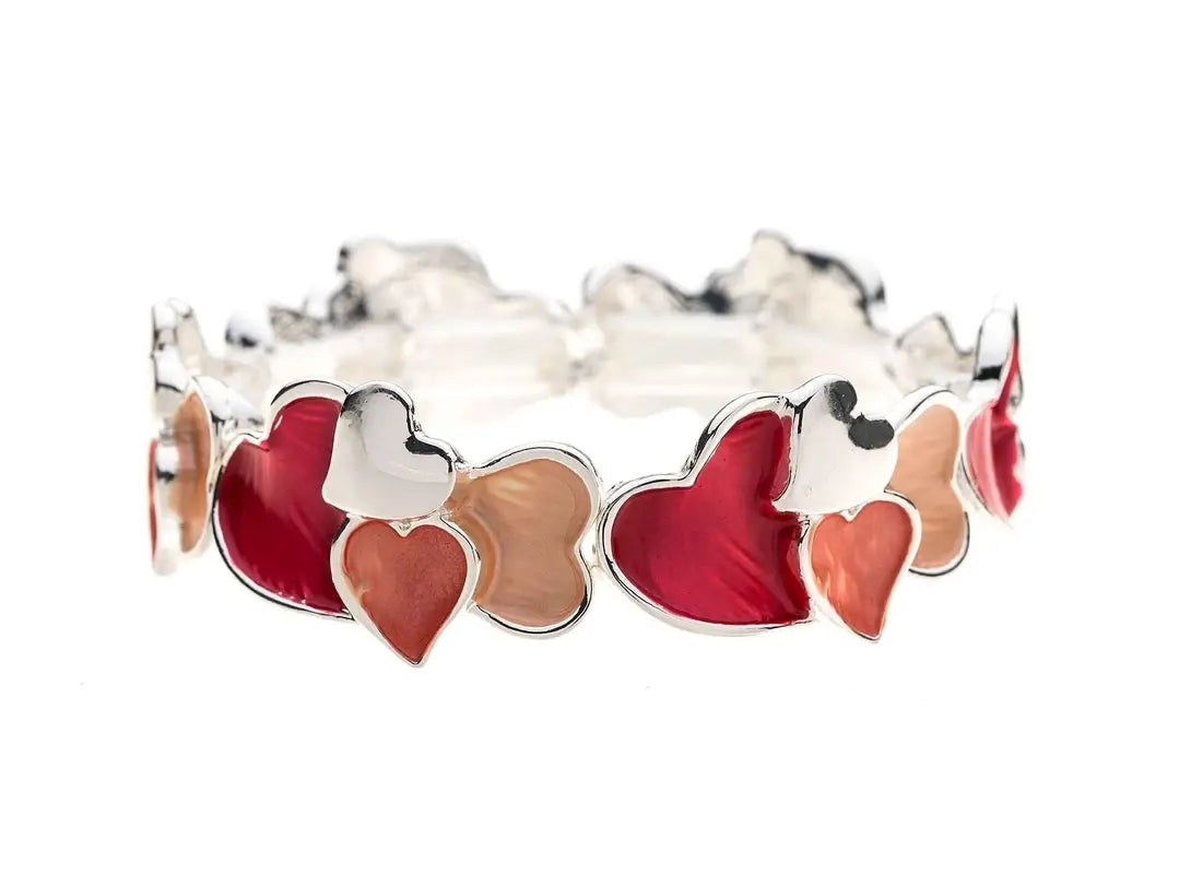Armband Herzen Liebe Romantik elastisch Nickelfrei Trend