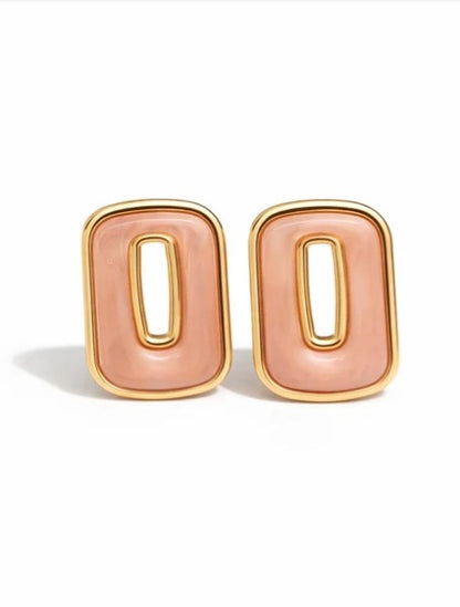 Biba Ohrringe ohrstecker beige braun grün rot lila rosa modeschmuck nickelfrei