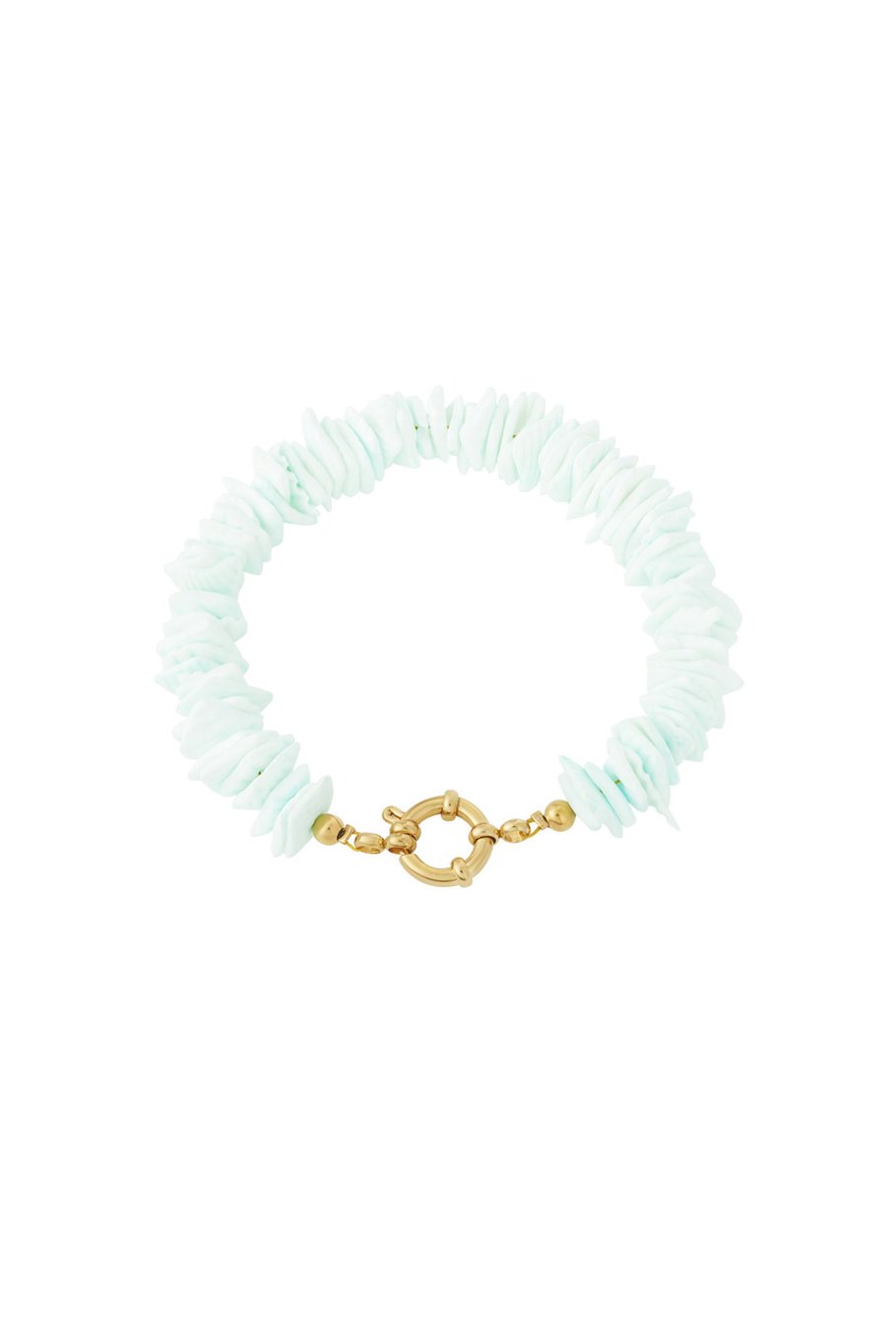 Yehwang Armband, Muschelglück-Armband in Weiß oder Hellblau