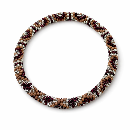 Armband Roll-Armbänder Bordeaux Taupe Silber Unisex Trend Sommer 2026 Biba