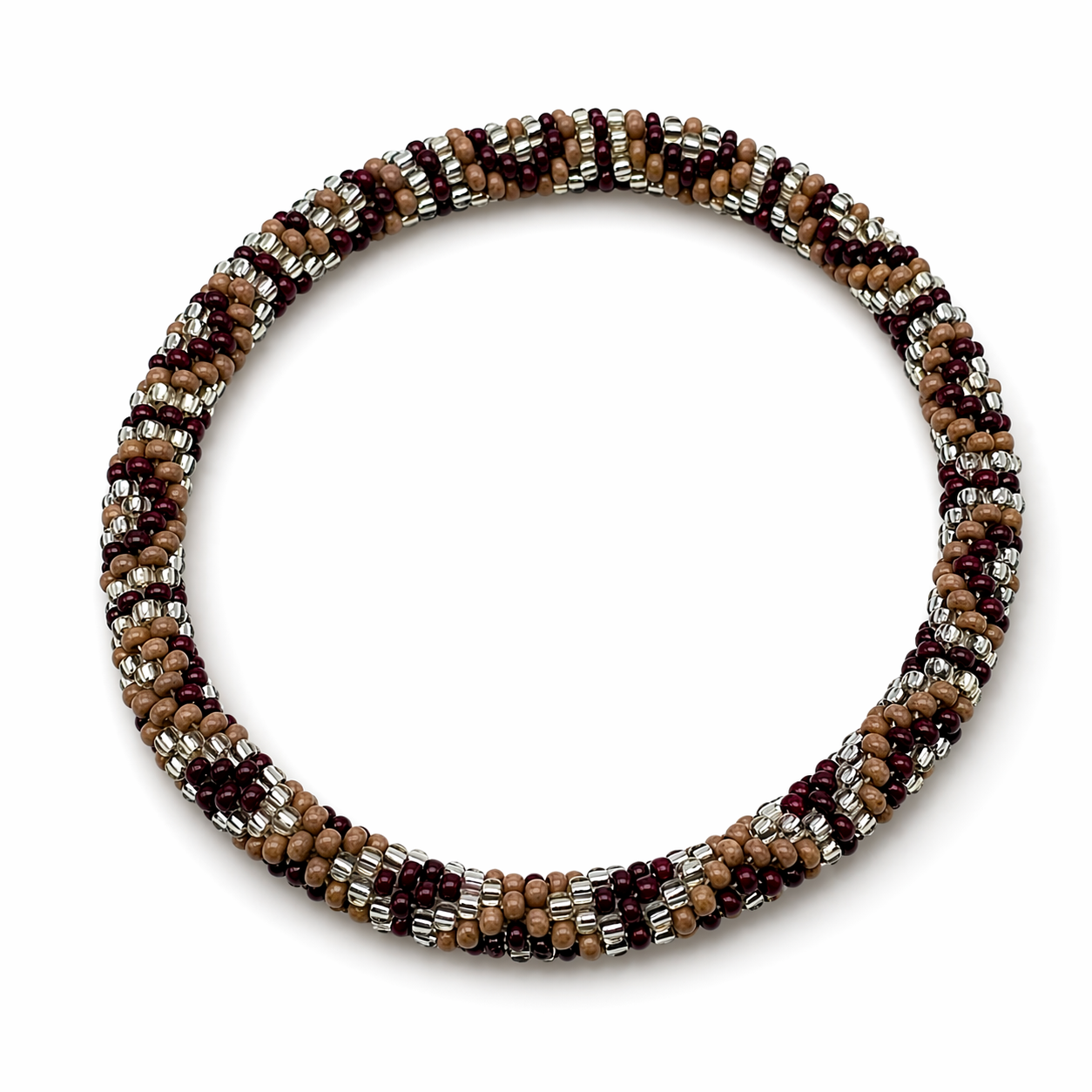 Armband Roll-Armbänder Bordeaux Taupe Silber Unisex Trend Sommer 2026 Biba