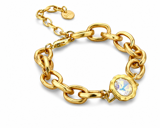 Armband Strasstein Goldfarben Natural Nickelfrei Sommer Trend Biba