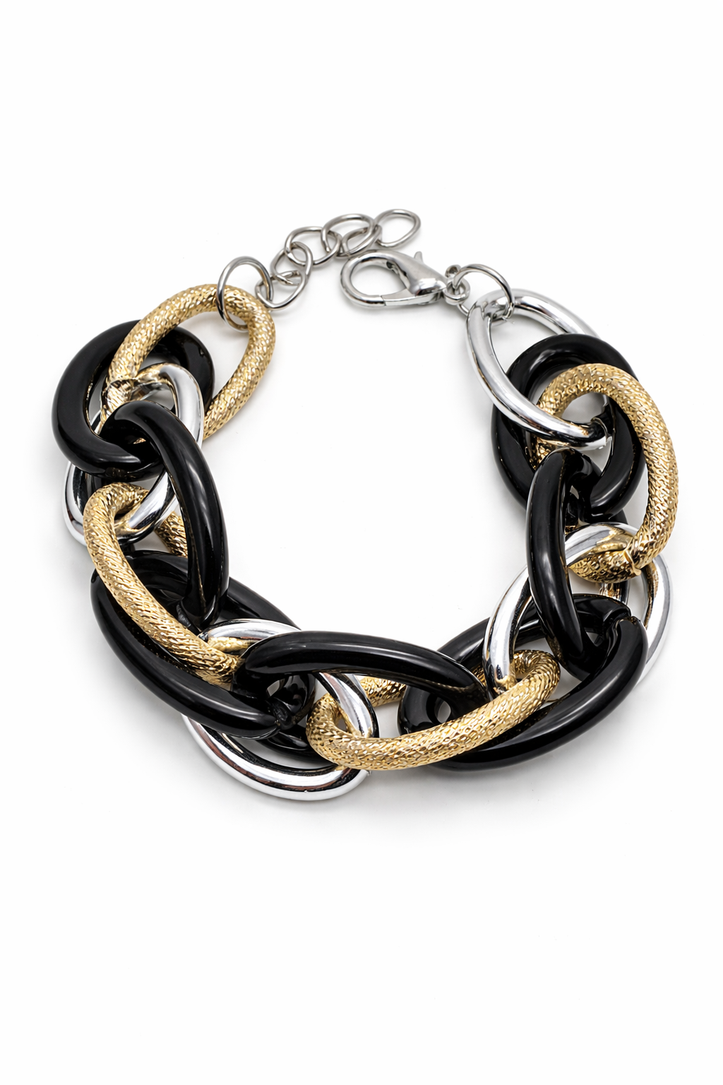 Armband Gliederarmband Grob Klobig Nickelfrei Kombinierbar Cosmos