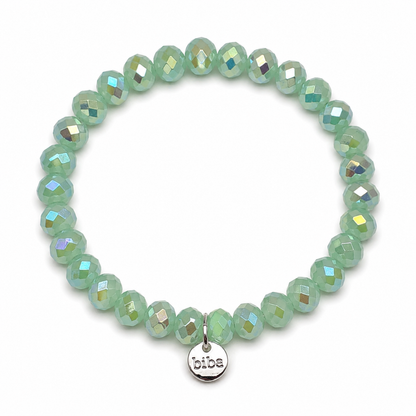 Biba Armband elastisch Crystal Perlen in bunte Farben, ideal zum Kombinieren