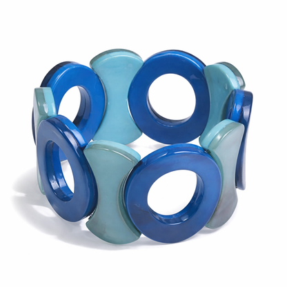 Armband Acryl Retro brocante 70 Jahre Stil verschiedene Farben Amorino