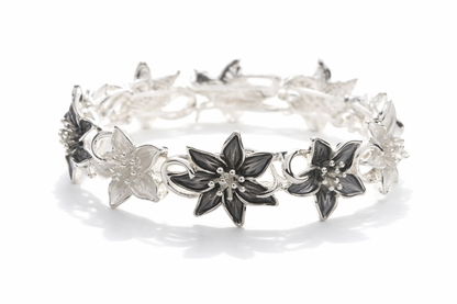 Armband Florence Sternblumen Rot Schwarz Nickelfrei Trend 2026