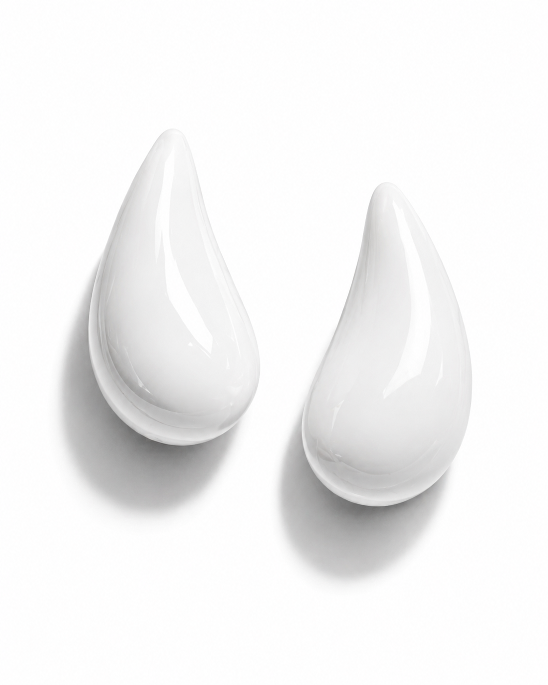 Ohrringe White Drops Hochzeit white party nickelfrei Tropfen Yehwang