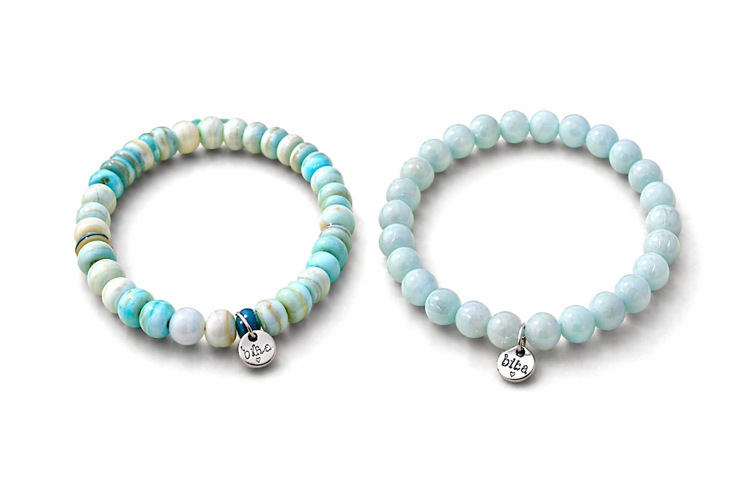 Armband elastisch  Wolkenhimmel am Arm Hellblau Trend Sommer Biba