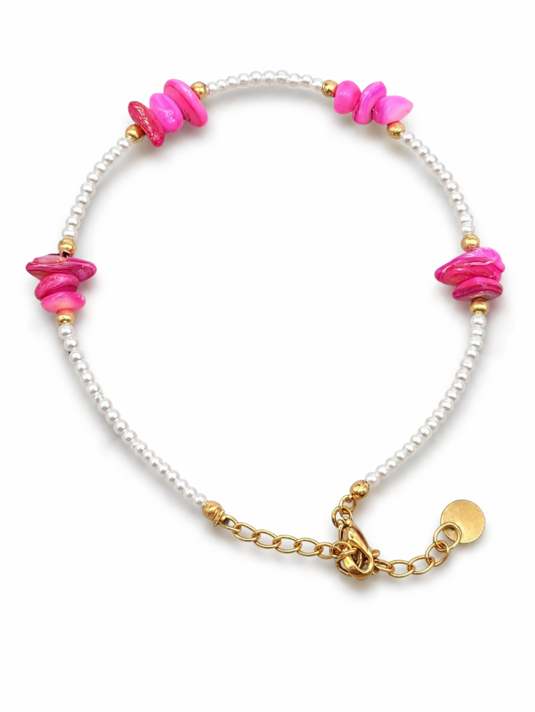 Armband Natursteinenchen in verschiedene Farben Kombinierbar Michelle Bijou